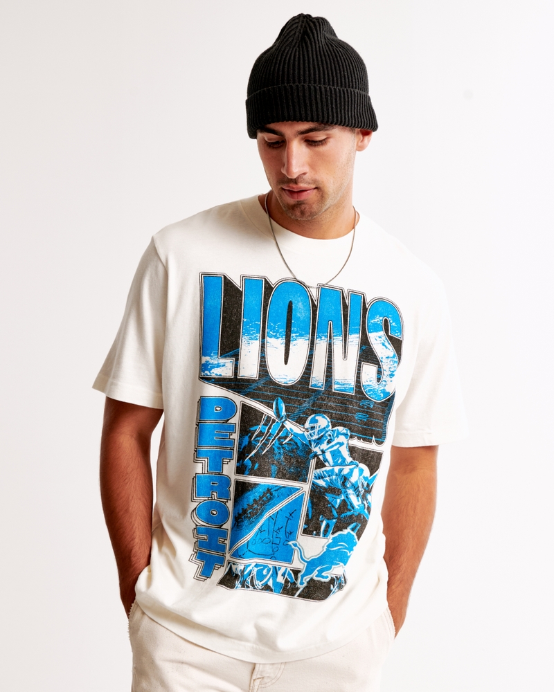 Detroit Lions Vintage-Inspired Graphic Tee