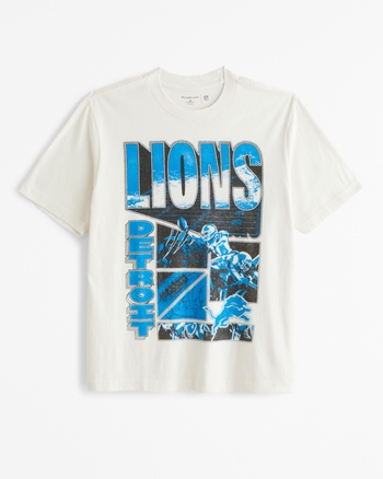 Detroit Lions Vintage-Inspired Graphic Tee