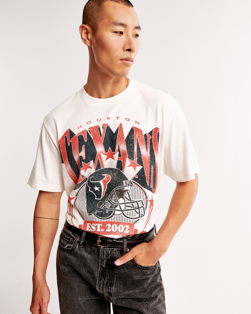 Houston Texans Vintage-Inspired Graphic Tee