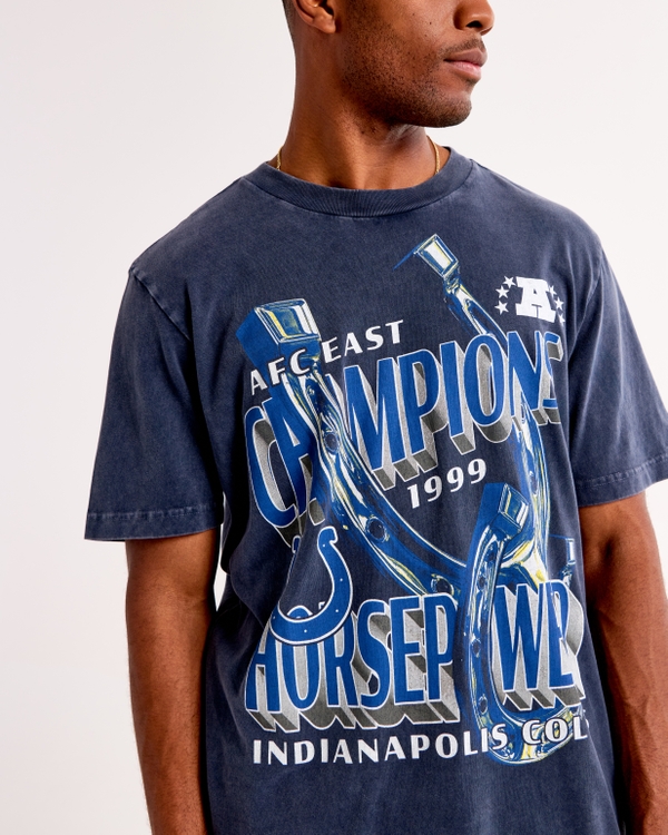 Indianapolis Colts Vintage-Inspired Graphic Tee, Sapphire