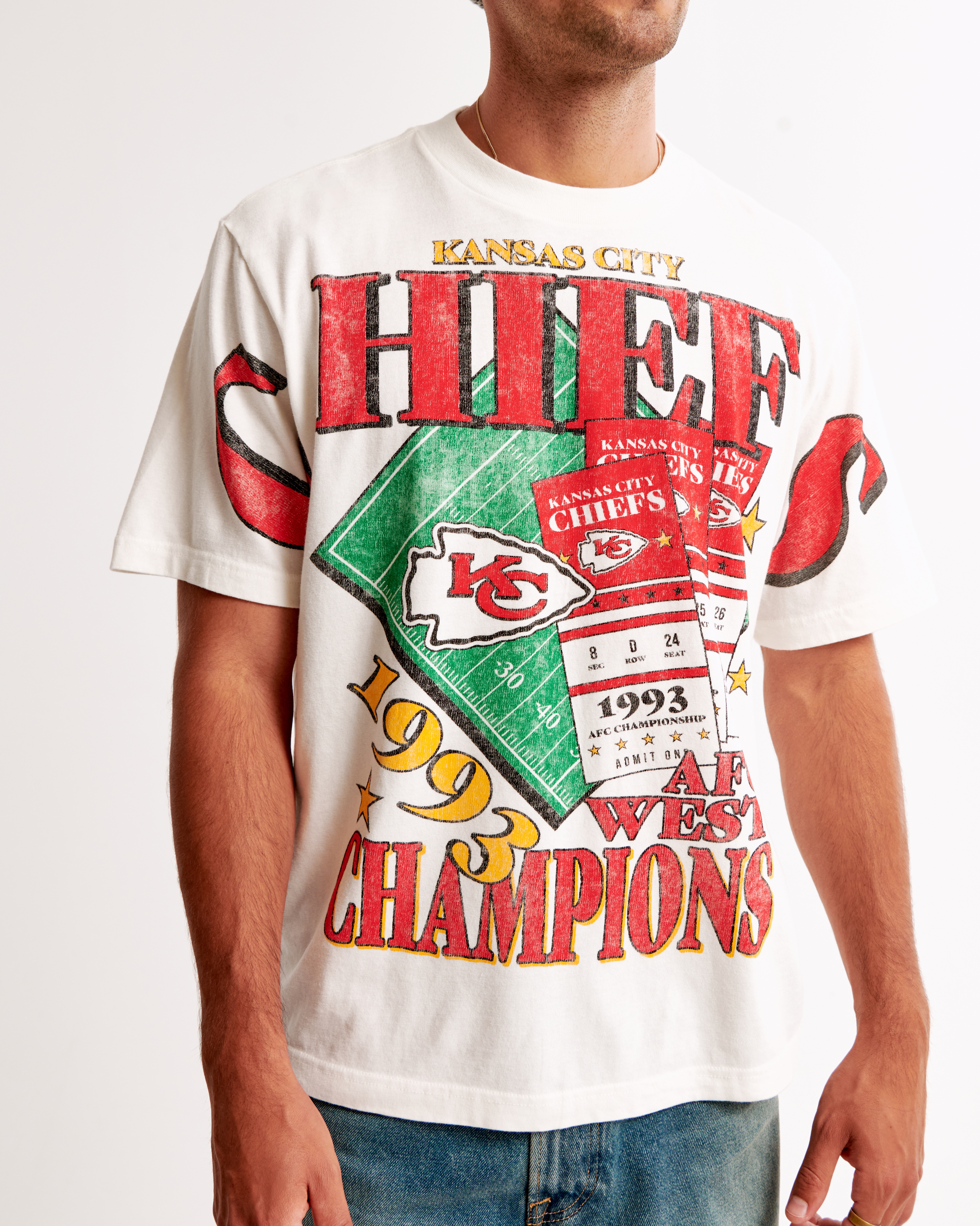 Kansas City Chiefs Vintage Inspired Graphic Tee