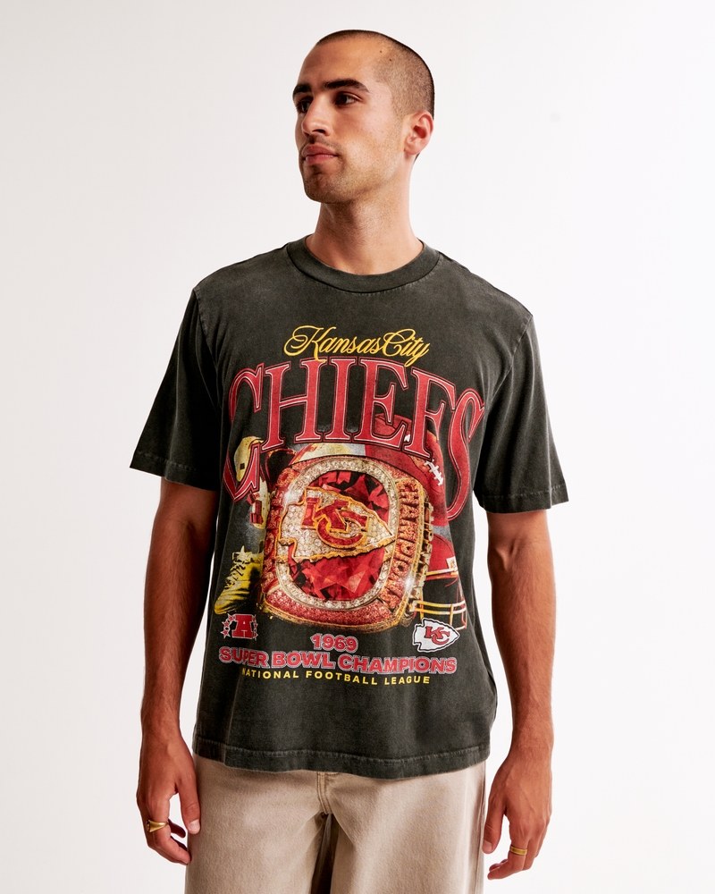 ★新品タグ付き★  chiefs アディダス　tシャツ Men's Kansas City Chiefs Vintage-Inspired Graphic Tee | Men's