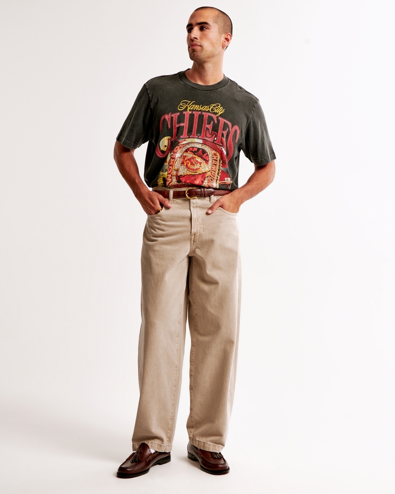 Camiseta de inspiración vintage con estampa de los Kansas City Chiefs