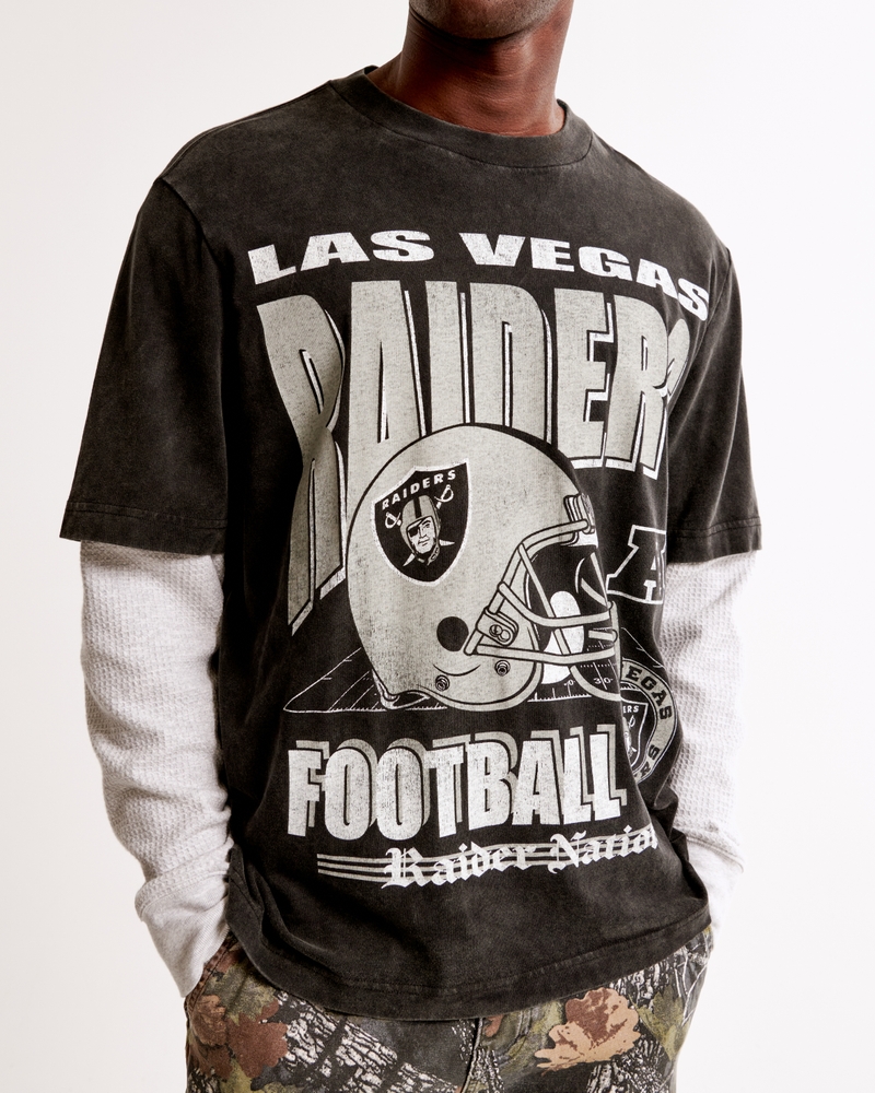 Las Vegas Raiders Vintage-Inspired Graphic Tee