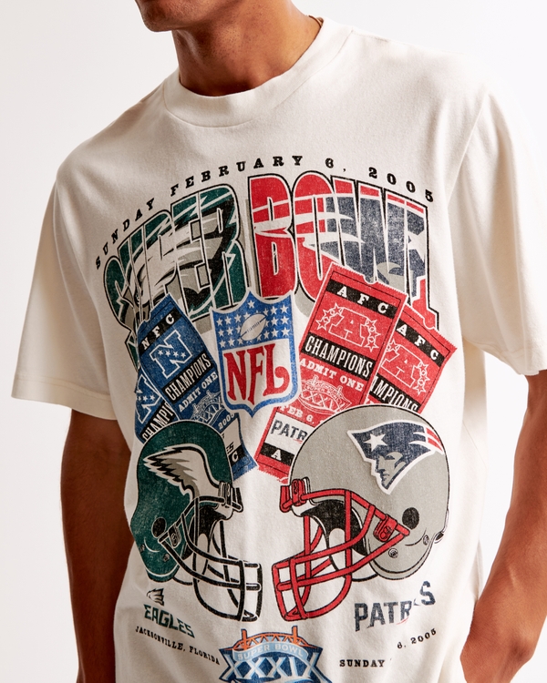 Men's Super Bowl Vintage-Inspired Graphic Tee | Men's Tops