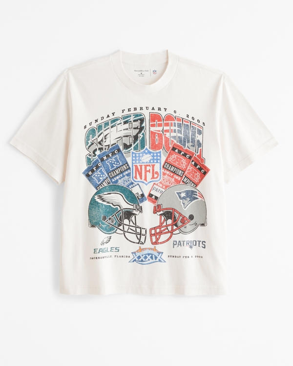 Men's Super Bowl Vintage-Inspired Graphic Tee | Men's Tops