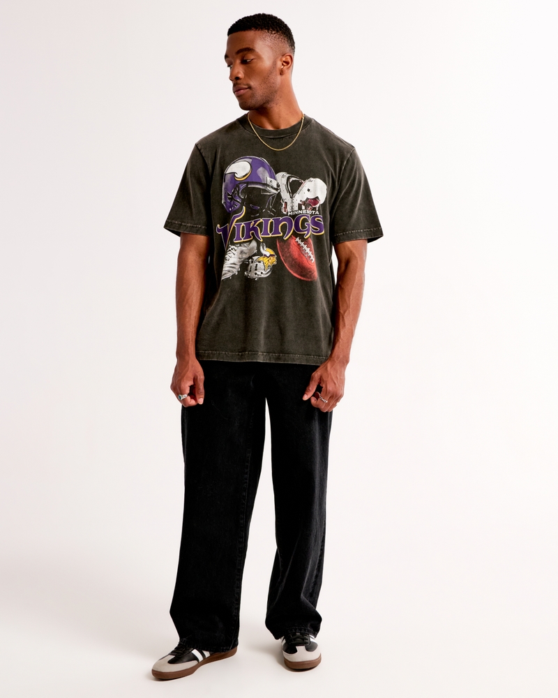 Minnesota Vikings Vintage-Inspired Graphic Tee