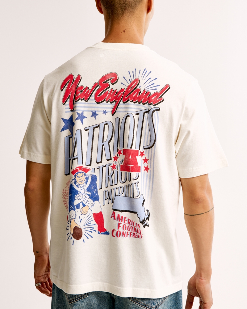 Men's New England Patriots Vintage-Inspired Graphic Tee Men's