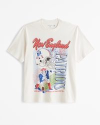 New England Patriots Vintage-Inspired Graphic Tee