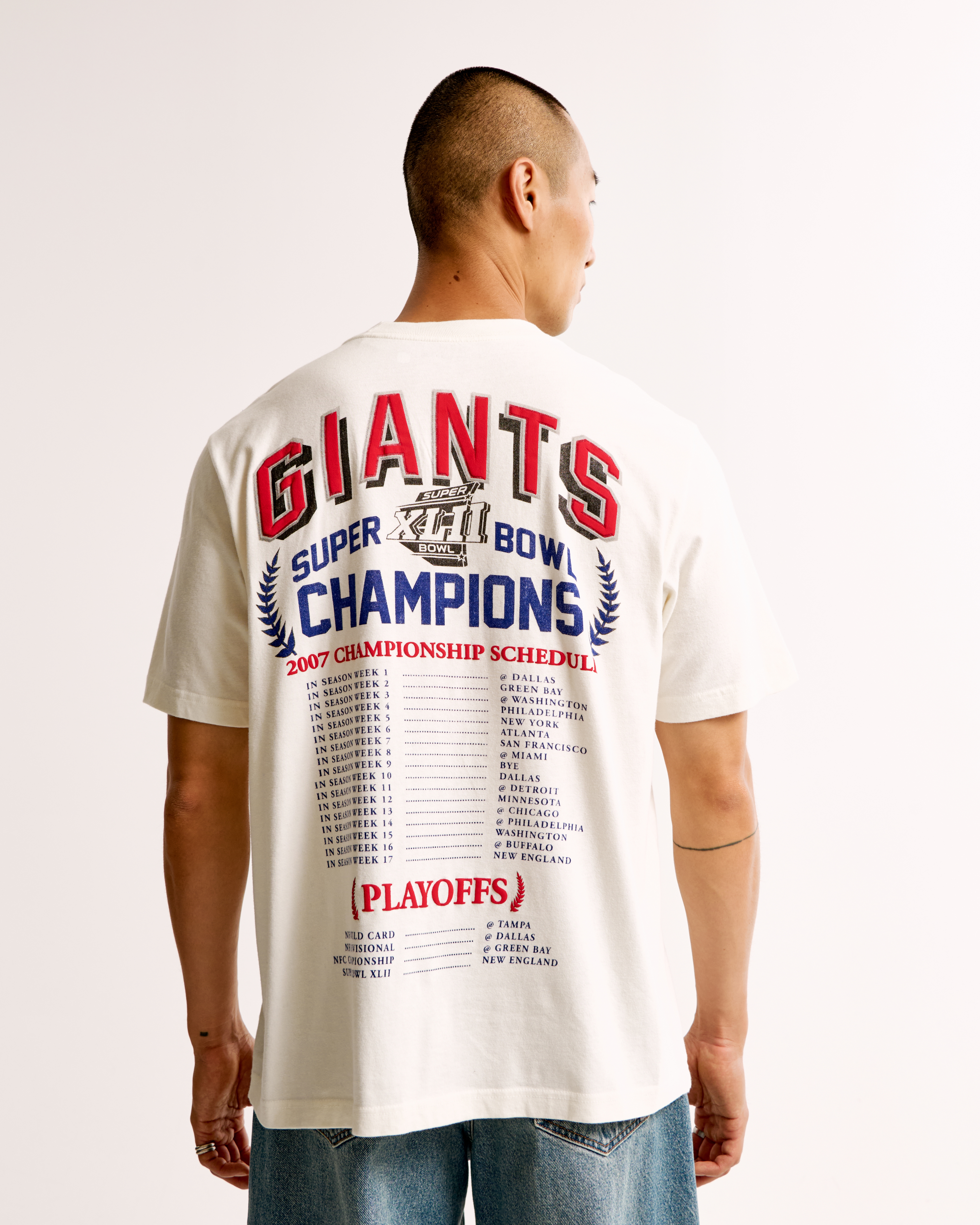 New York Giants Vintage-Inspired Graphic Tee