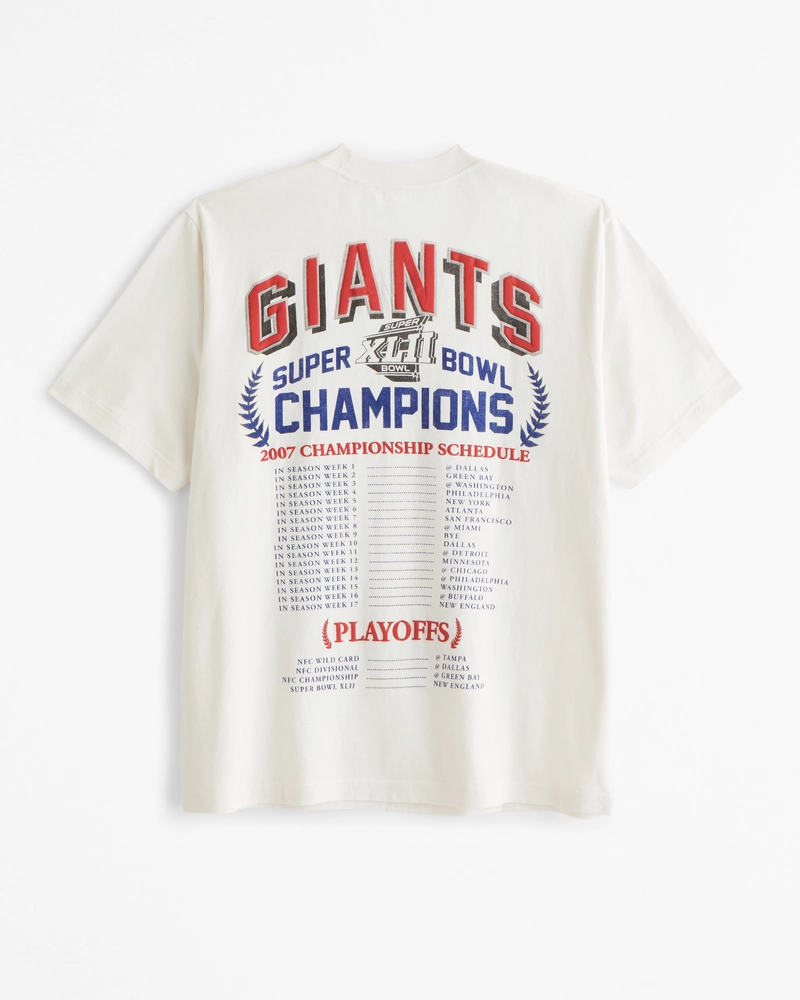 New York Giants Vintage-Inspired Graphic Tee