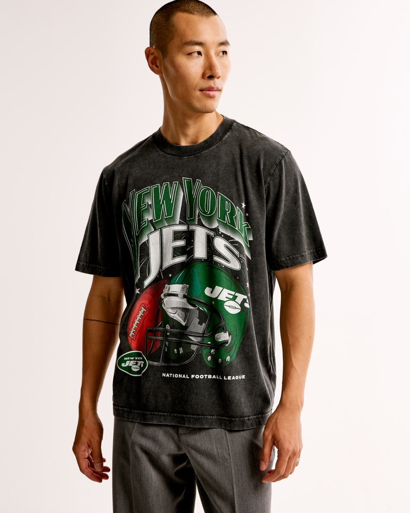 New York Jets Vintage-Inspired Graphic Tee