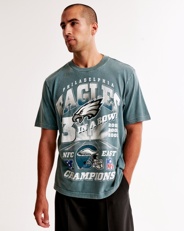 Philadelphia Eagles Vintage-Inspired Graphic Tee, Green