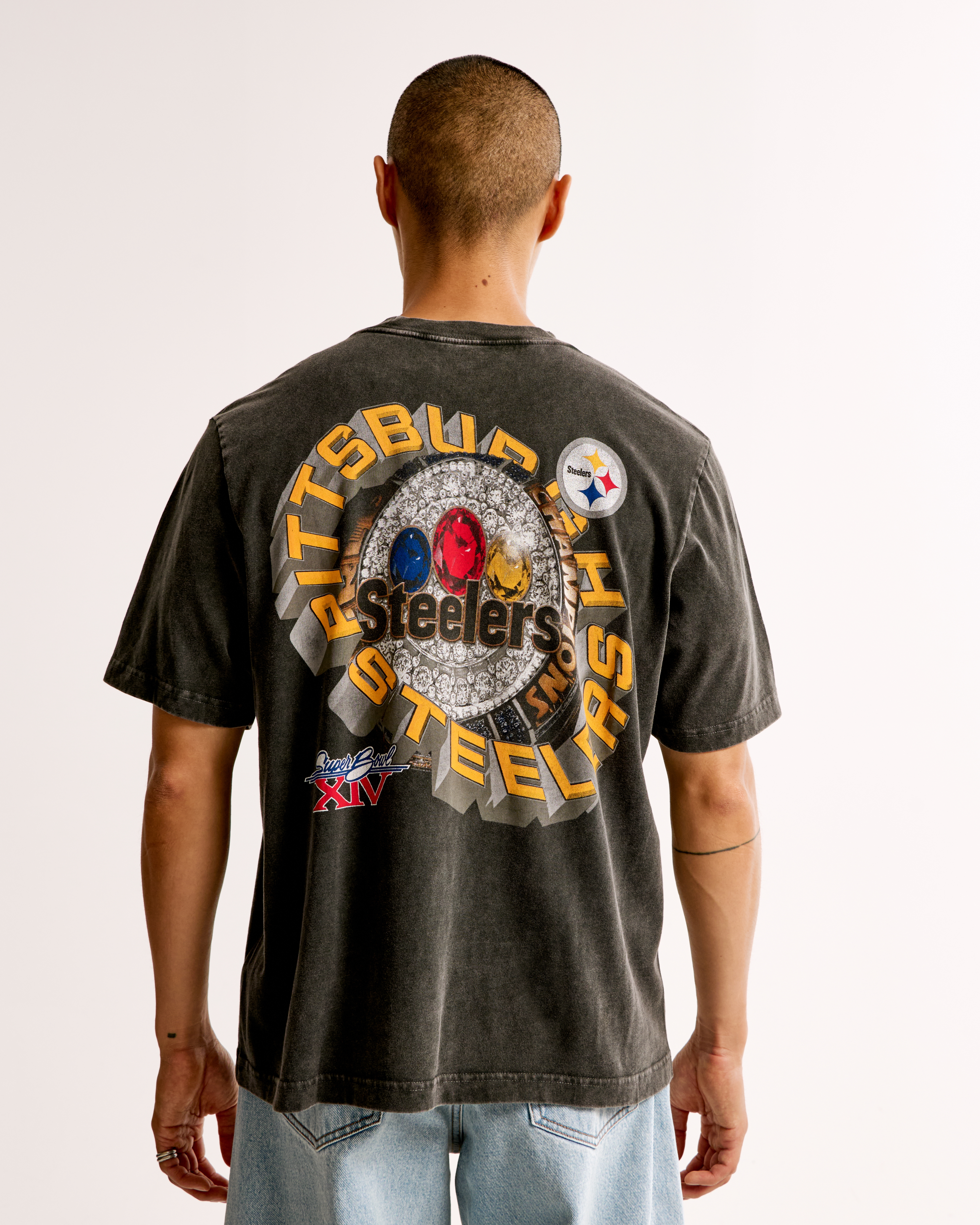 Pittsburgh steelers vintage t shirts hotsell