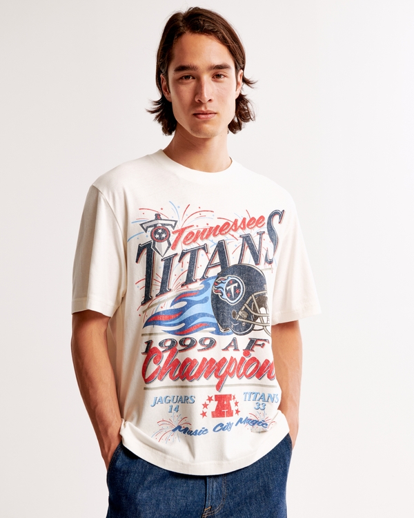 Tennessee Titans Vintage-Inspired Graphic Tee, Cream