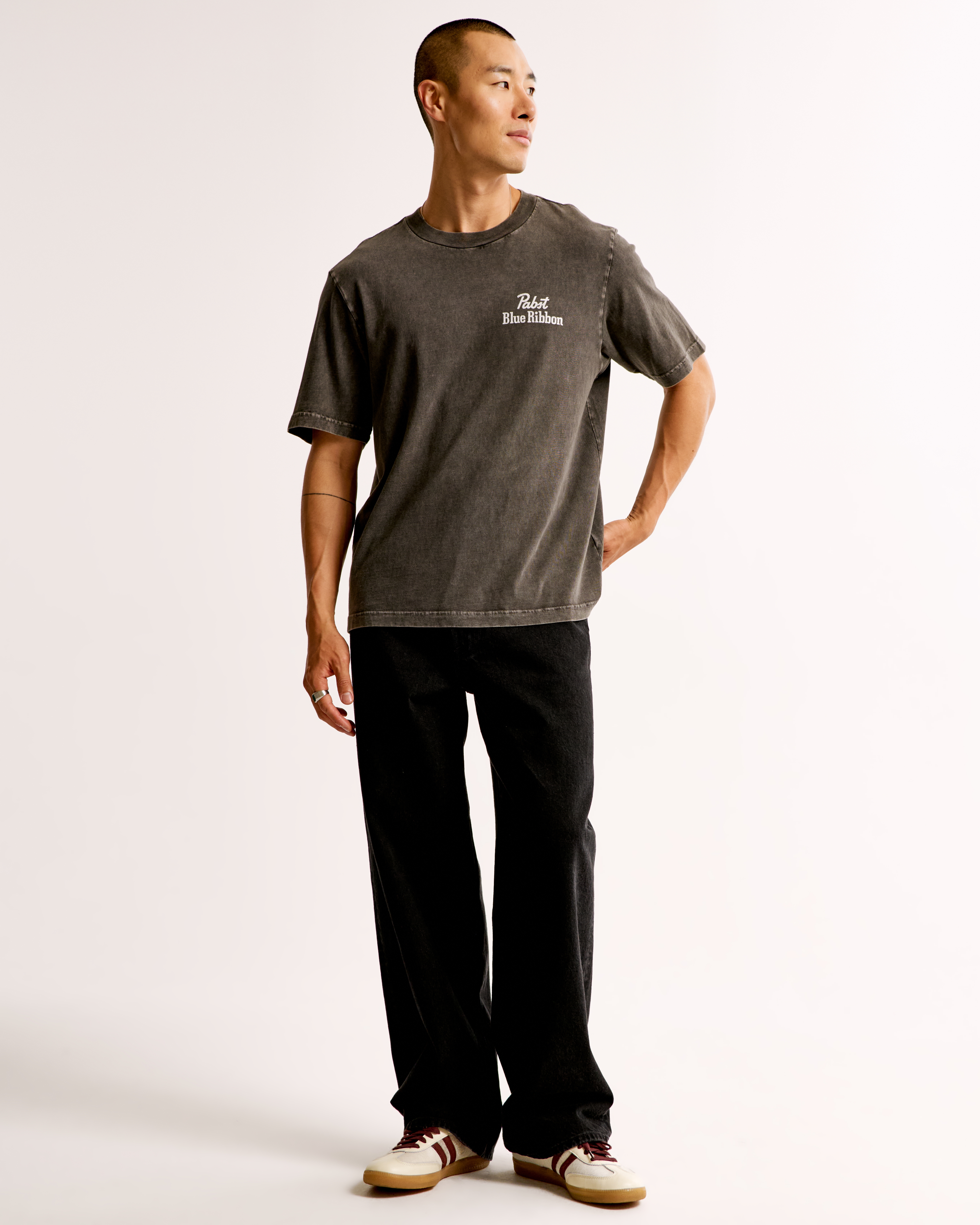 Abercrombie & Fitch Pabst Blue Ribbon Vintage-inspired Graphic Tee