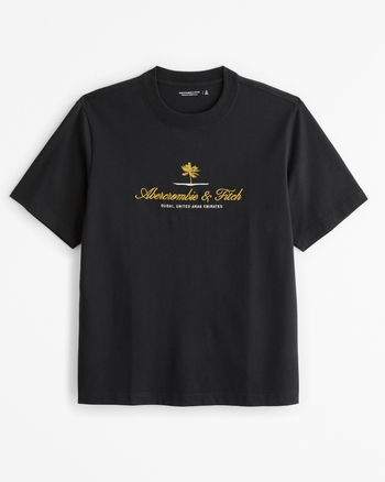 ＊Abercrombie & Fitch＊ クラシック ポリッシュ ロゴ Tシャツ Men's Oracle Red Bull Racing Vintage-Inspired Graphic Tee