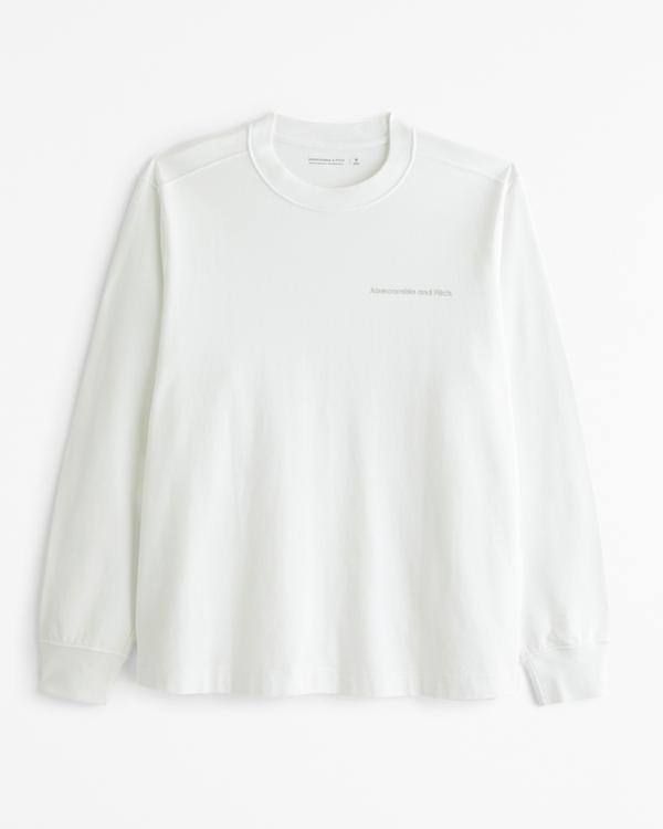 Men's Long-Sleeve Vintage-Inspired Logo Tee | Men's Sale