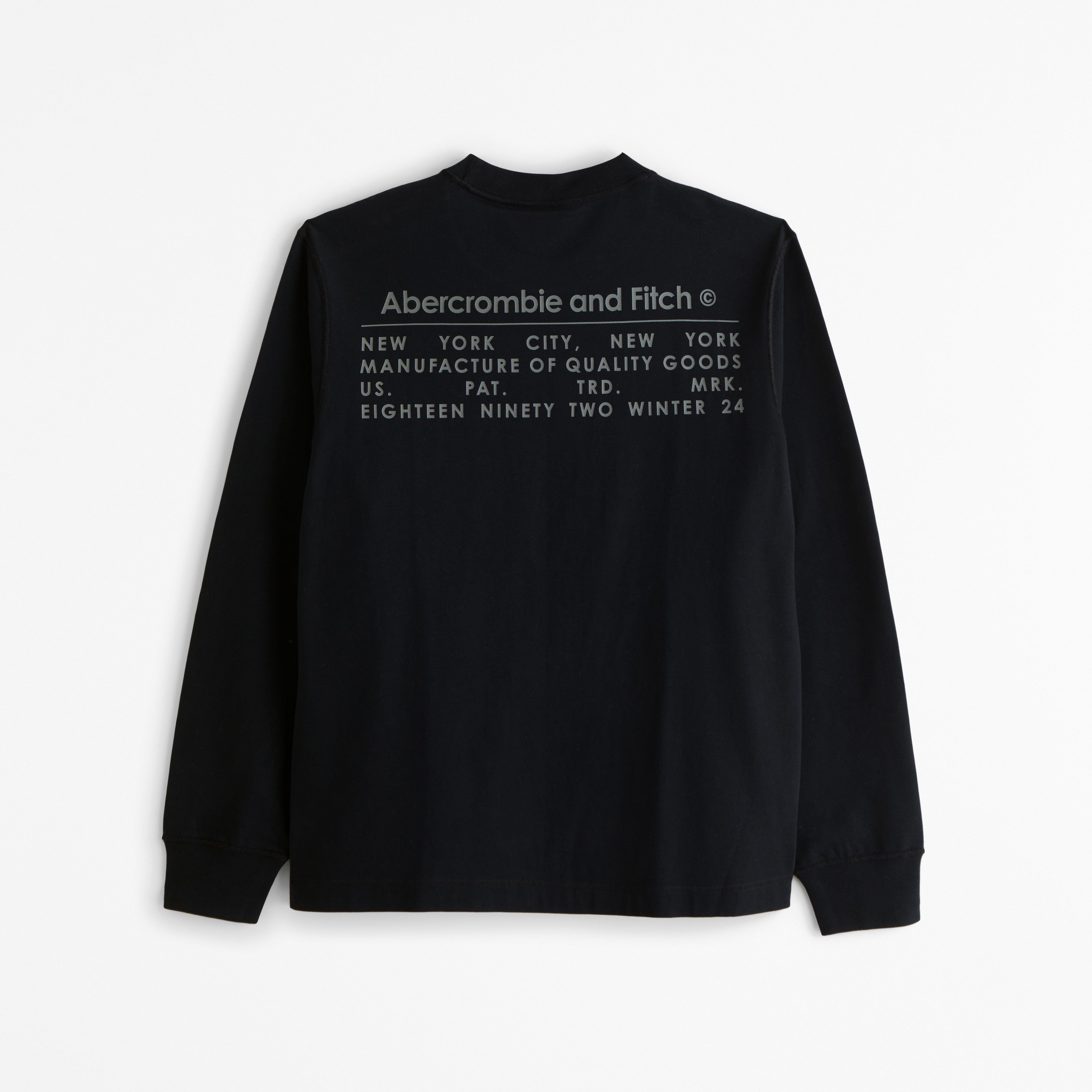 【Abercrombie & Fitch】 ヴィンテージ風ロゴ ロングTシャツ KIC_123-4181-00291-900_prod3.