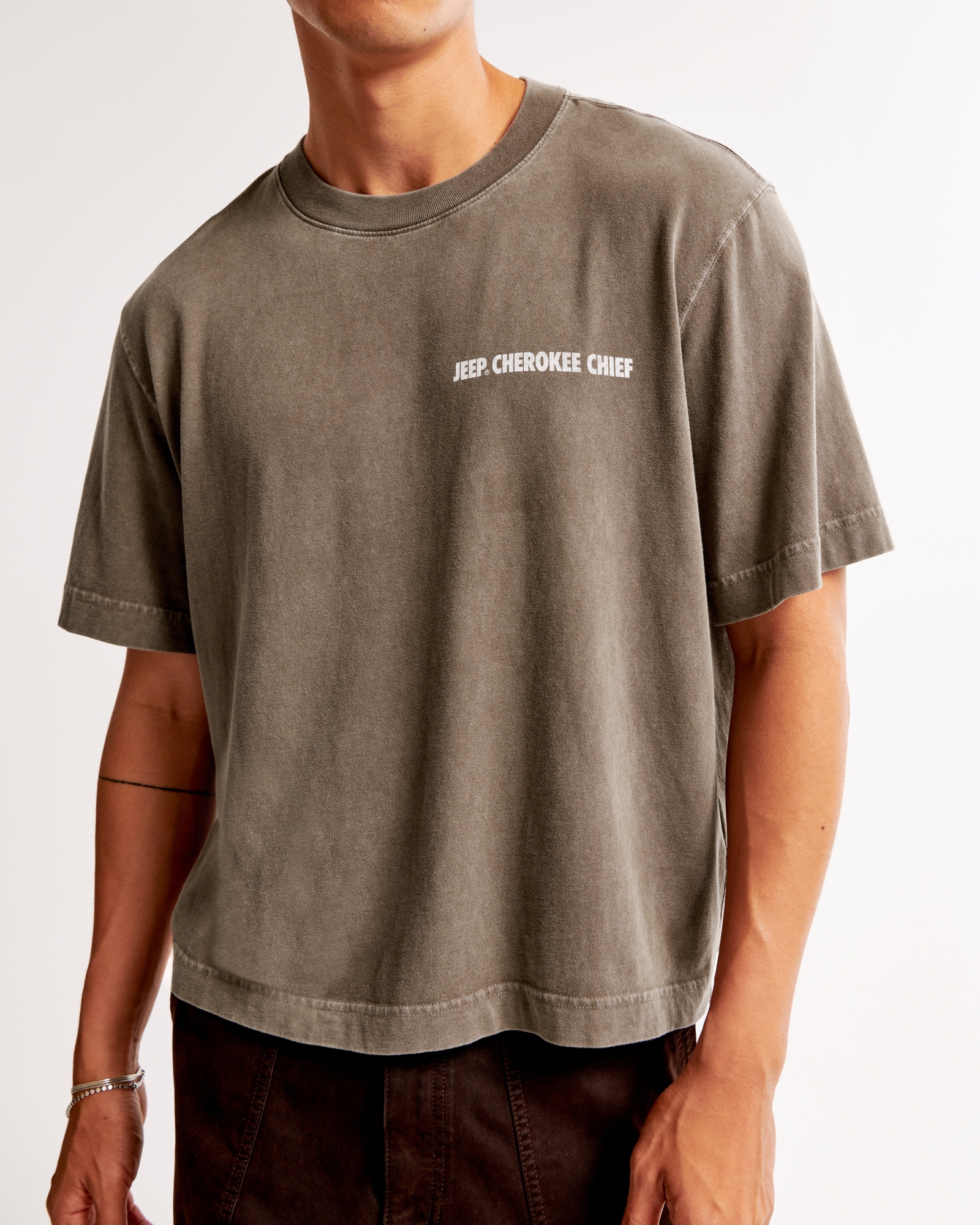 Cropped Jeep Graphic Tee