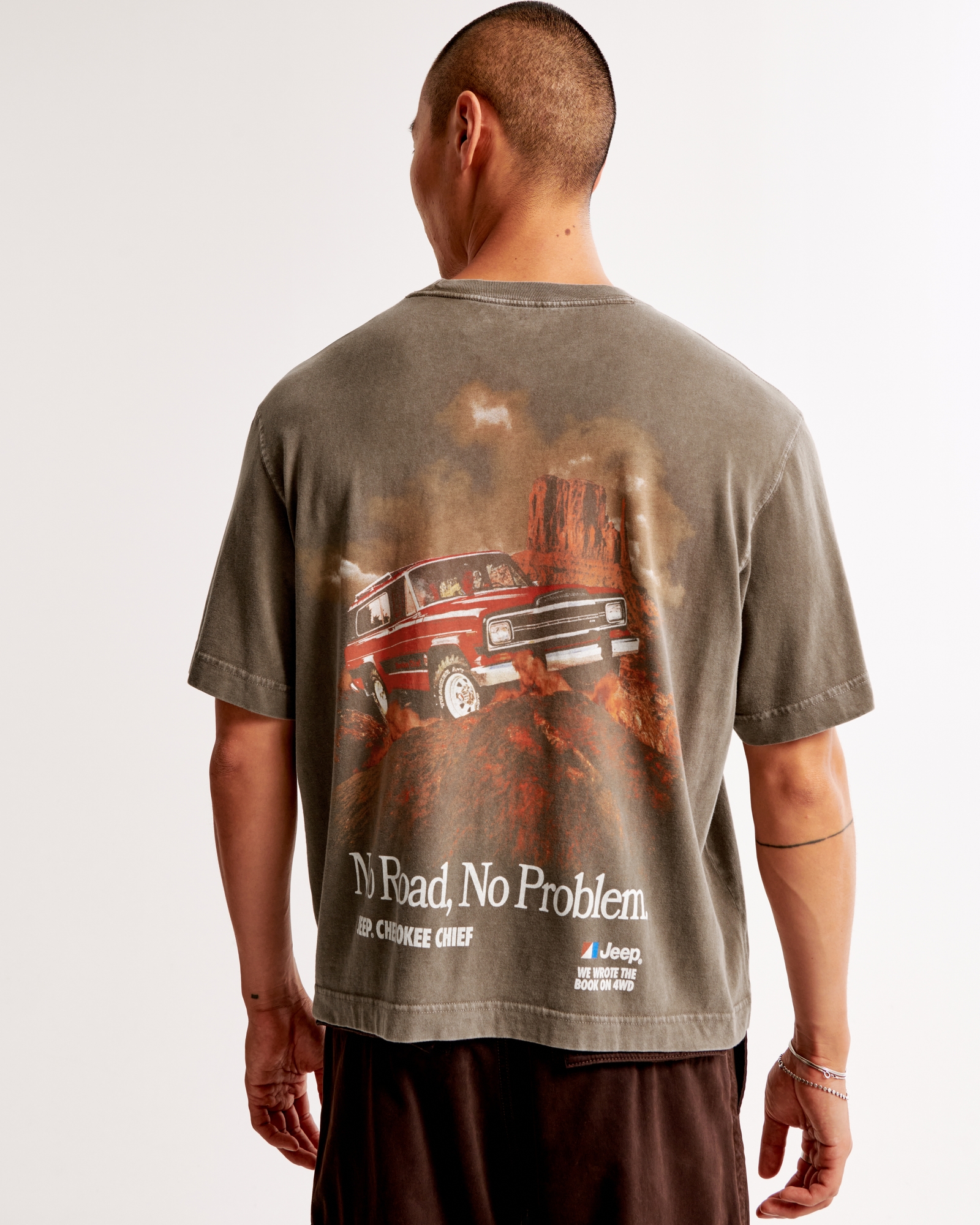Cropped Jeep Graphic Tee