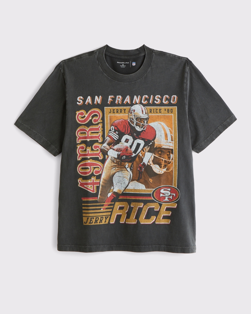 Jerry Rice Vintage-Inspired Graphic Tee