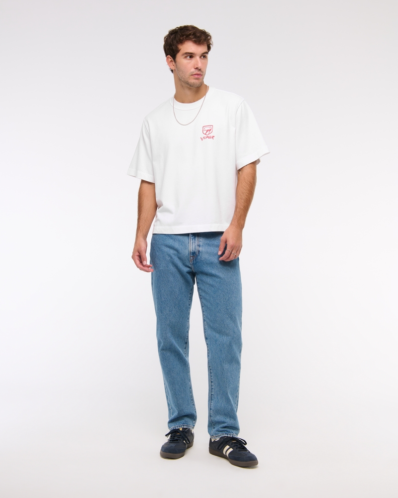 Premium Polished Cropped Viper Graphic Tee