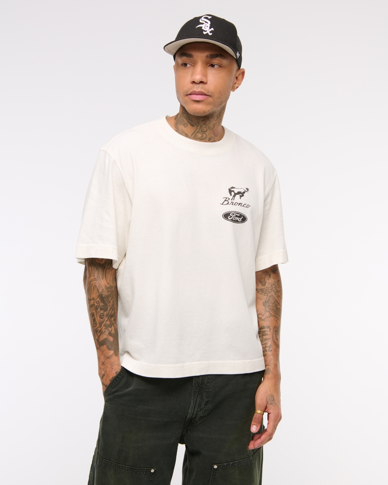 Cropped Bronco Graphic Tee