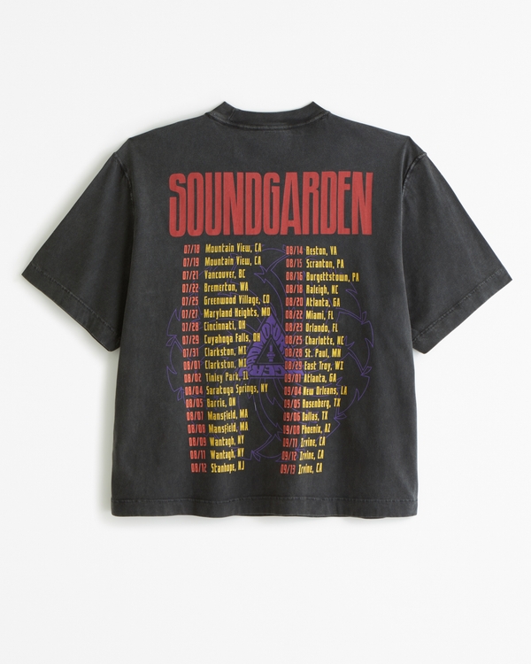 Men's Cropped Soundgarden Graphic Tee | Men's Clearance