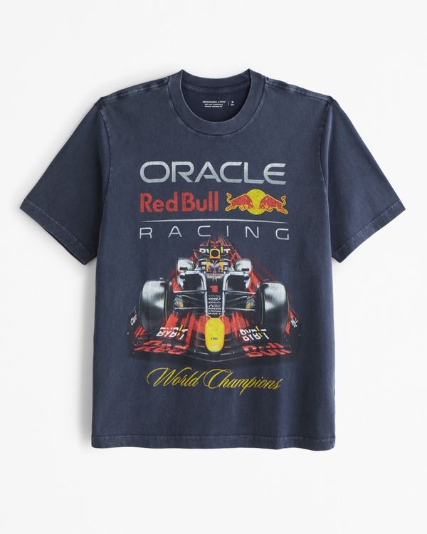 Oracle Red Bull Racing Vintage-Inspired Graphic Tee, Sapphire view 1