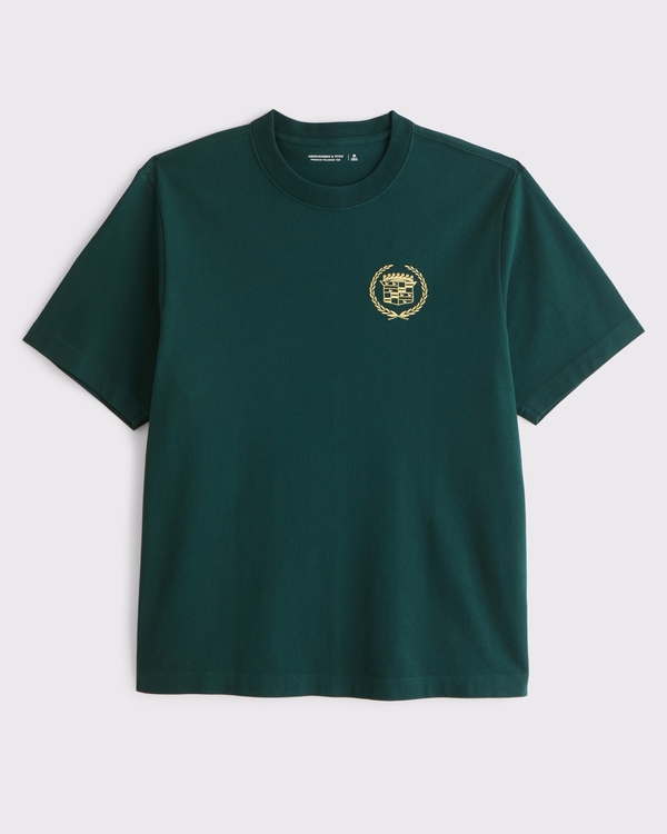 Cadillac Premium Polished Graphic Tee, Dark Green