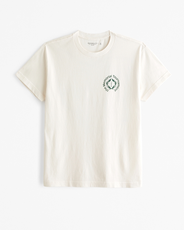 Memorial Tournament Graphic Tee, Cream view 2