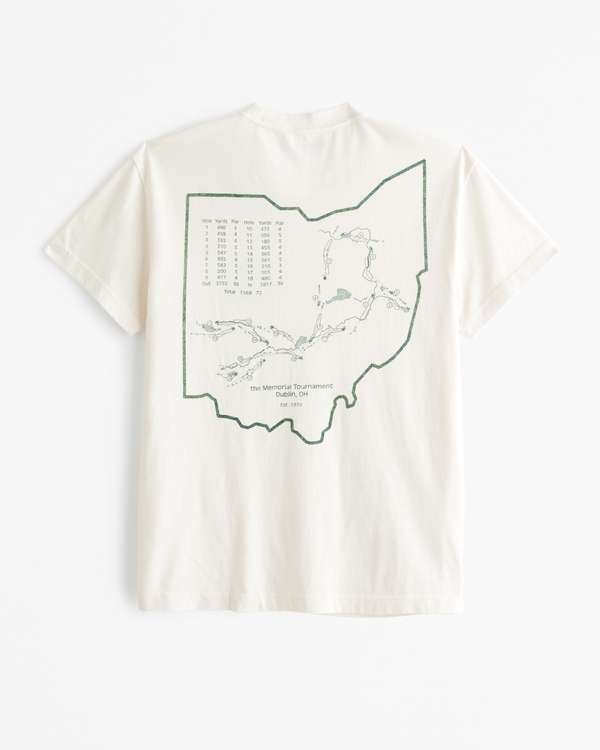 Memorial Tournament Graphic Tee, Cream view 1