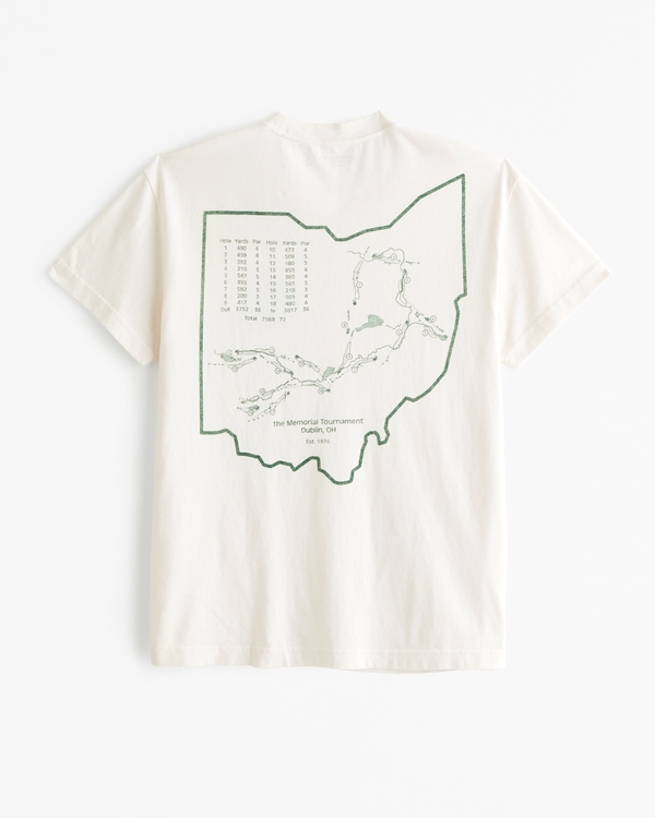 Memorial Tournament Graphic Tee, Cream