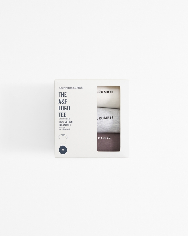 3-Pack Micro-Logo Tees