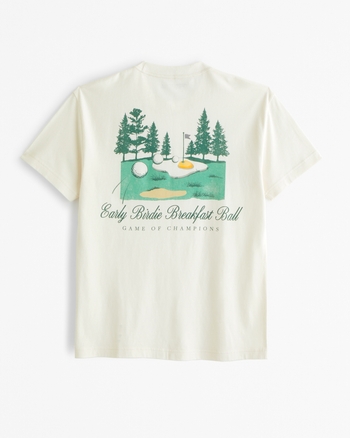 人気のファッションブランド！ Men's Golf Abercrombie.com | Clearance Men's | Tee Graphic メンズウェア