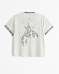 Western Shrunken Graphic Tee