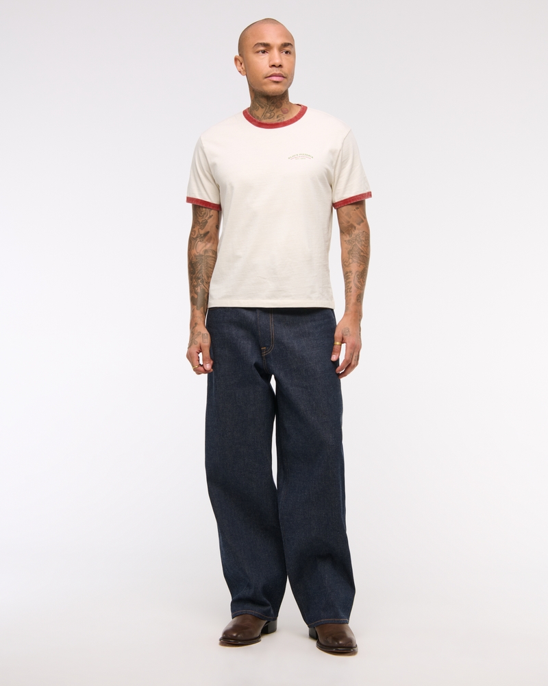 Pizzeria Shrunken Graphic Tee
