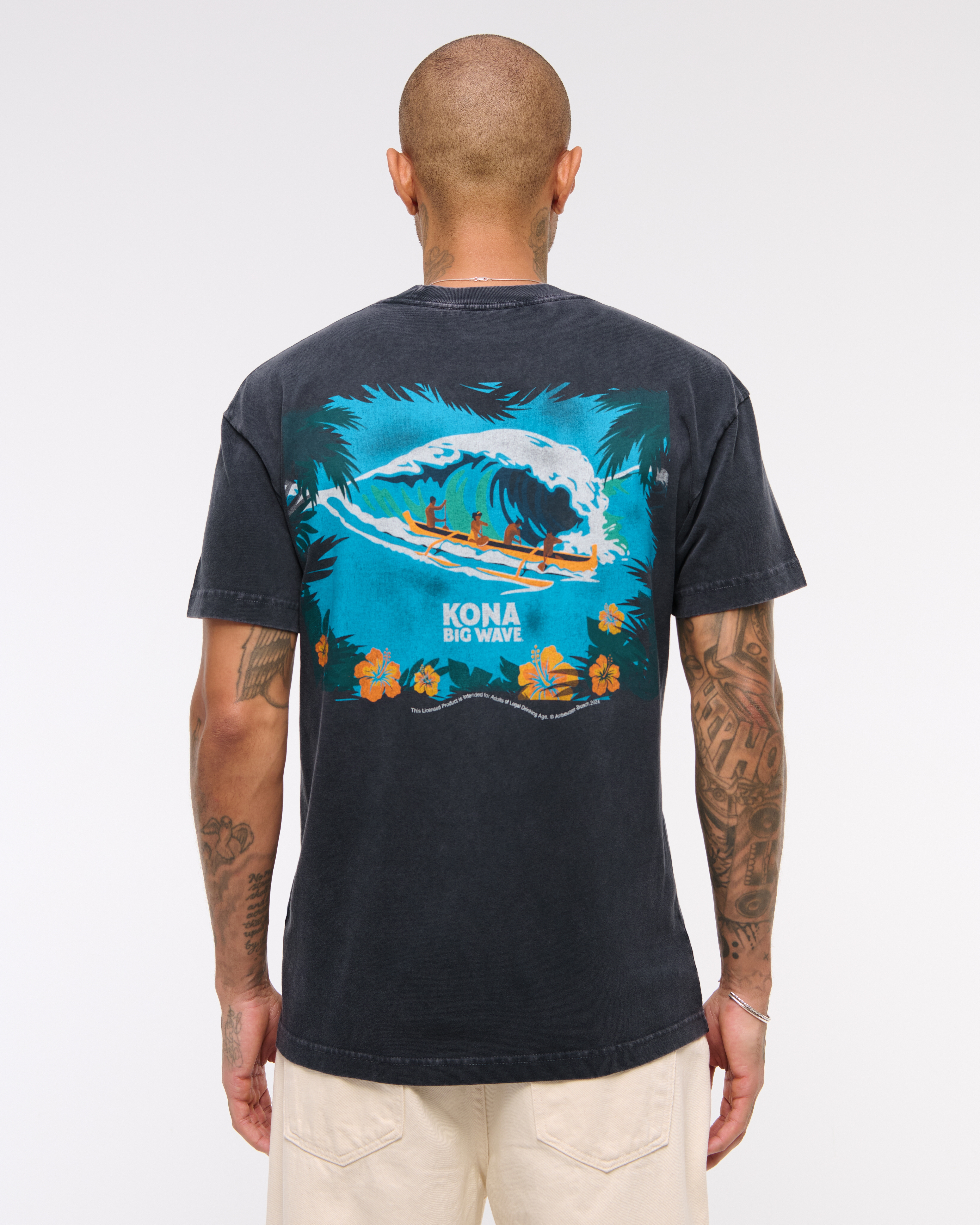 Men's Kona Big Wave Graphic Tee | Men's Tops | Abercrombie.com Men's Kona Big Wave Graphic Tee | Men's Tops | Abercrombie.com