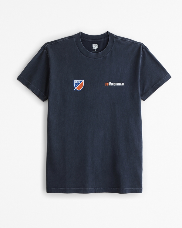 FC Cincinnati Graphic Tee, Deep Navy view 1