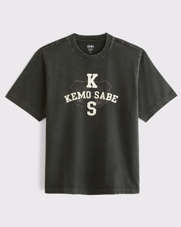 Kemo Sabe Graphic Premium Heavyweight 2.0 Tee, Dark Gray view 1