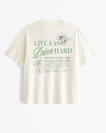 Men's Golf Vintage-Inspired Graphic Tee | Men's Clearance