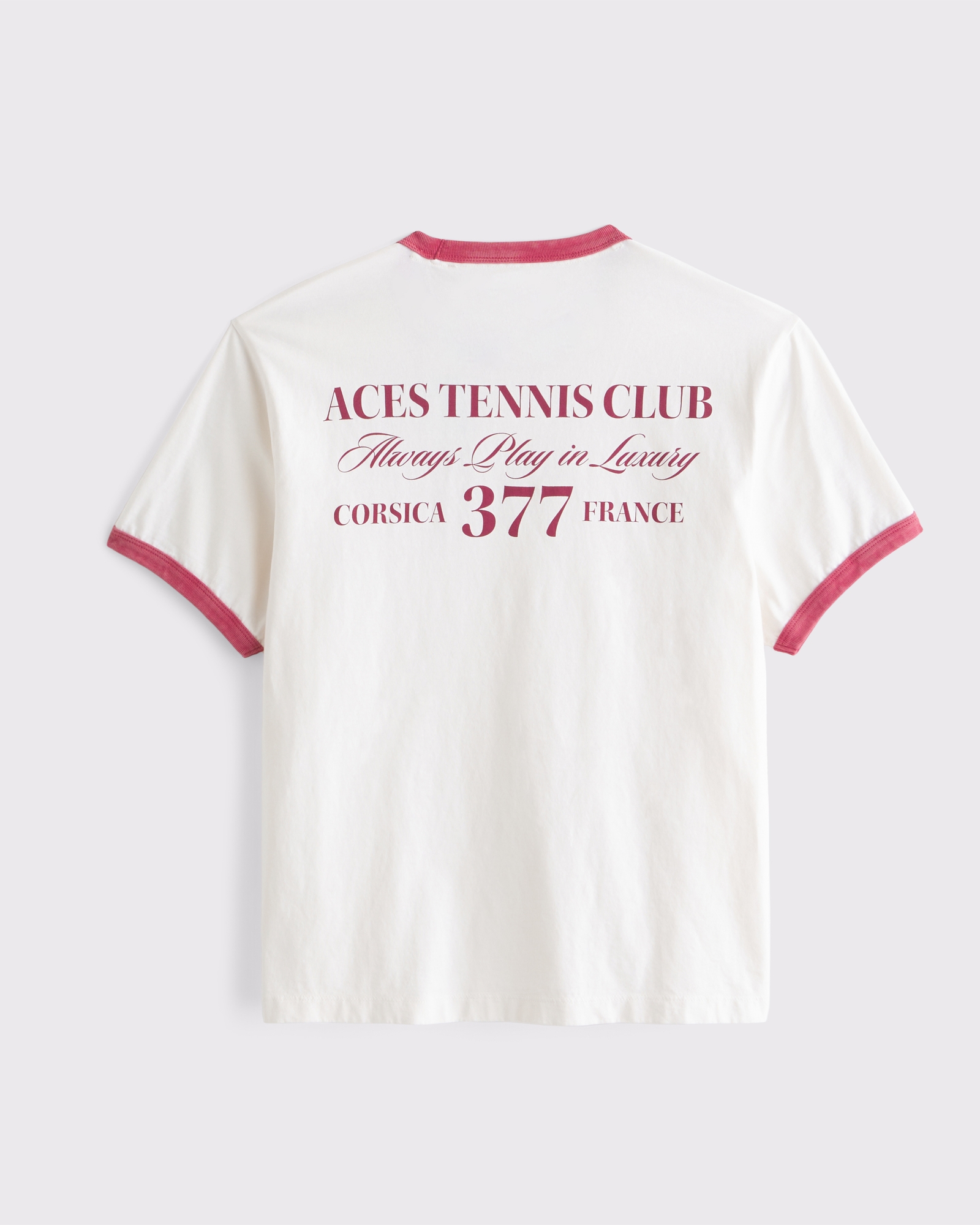 Sporty Shrunken Graphic Tee