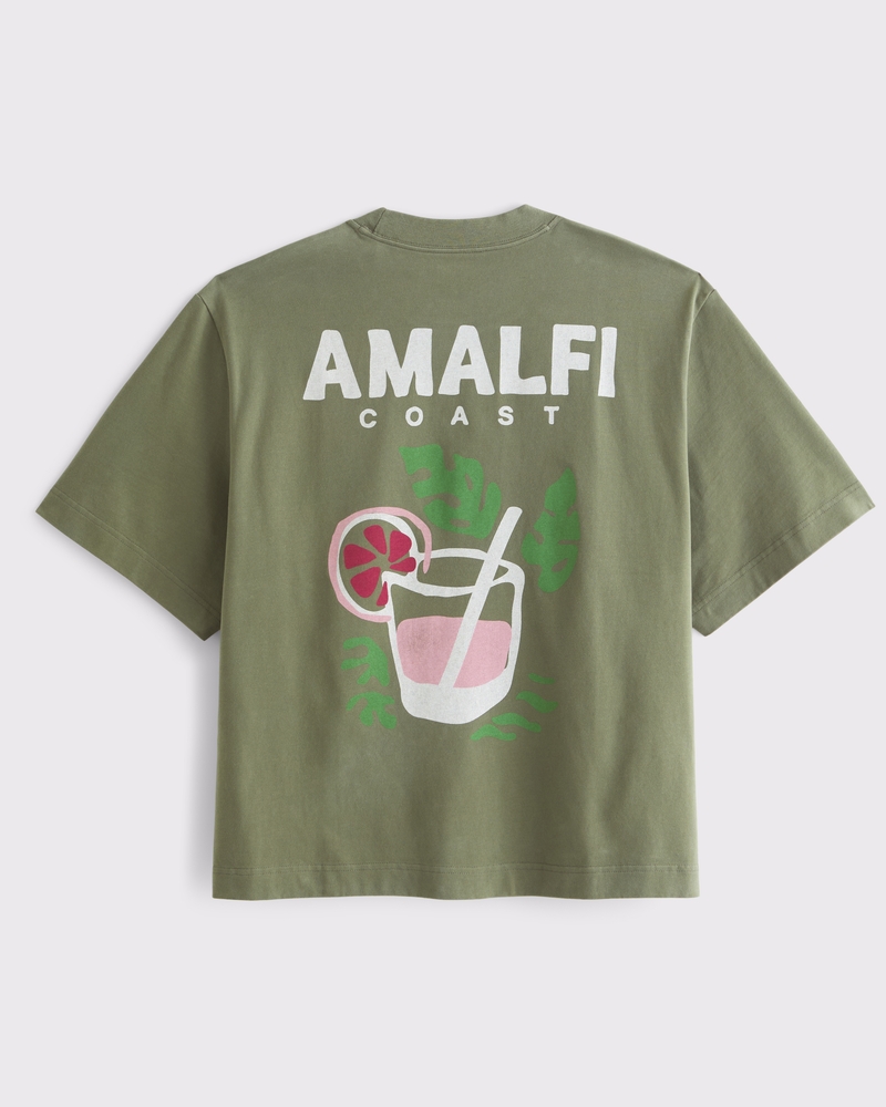 Premium Heavyweight Cropped Graphic Tee