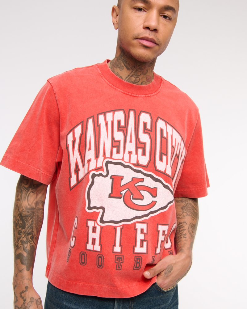 Cropped Kansas City Chiefs Graphic Tee