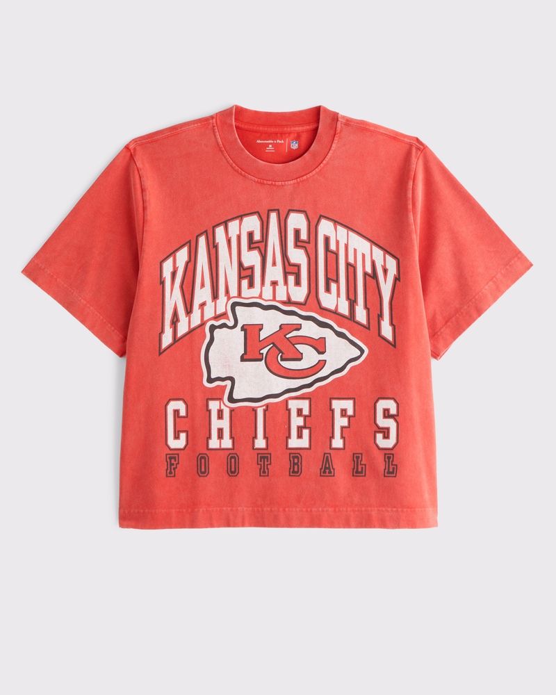 Cropped Kansas City Chiefs Graphic Tee