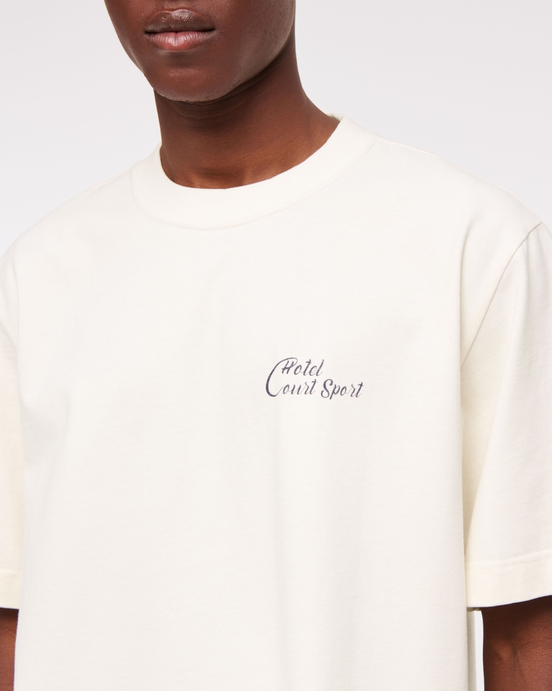 Premium Heavyweight Cropped Graphic Tee