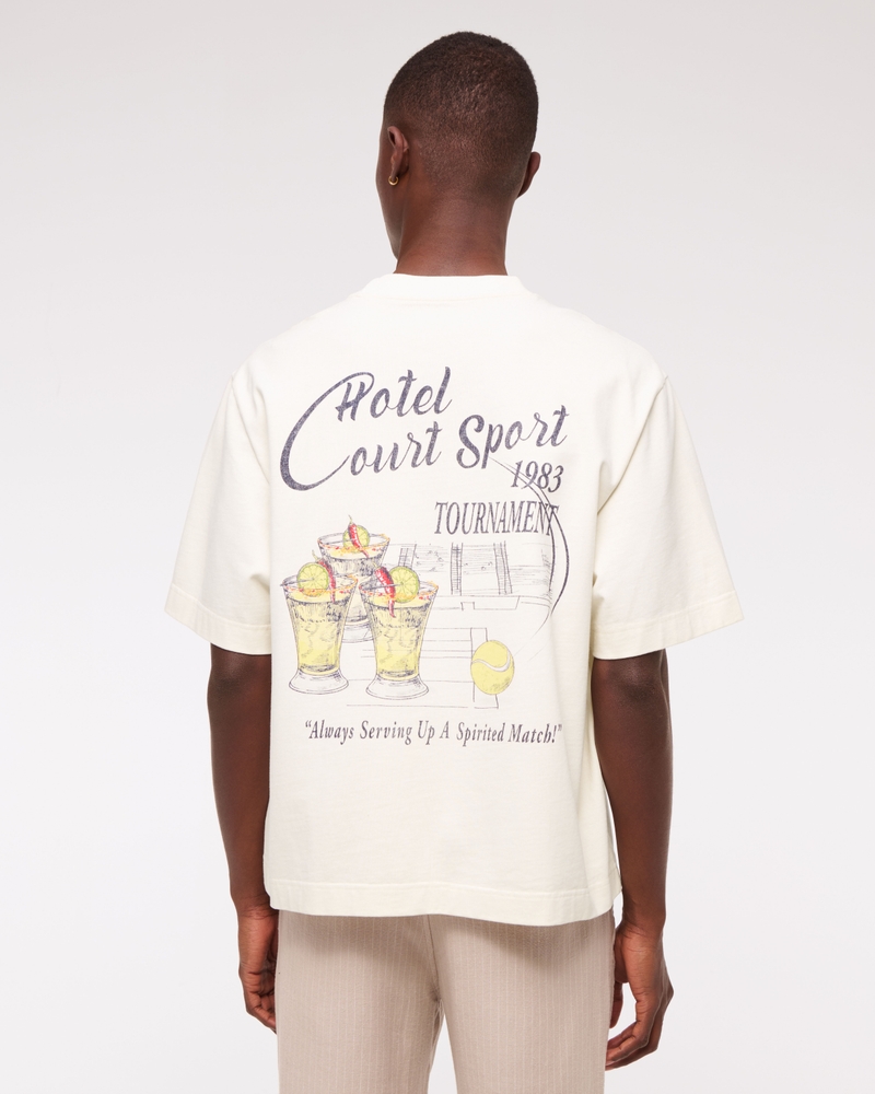 Premium Heavyweight Cropped Graphic Tee