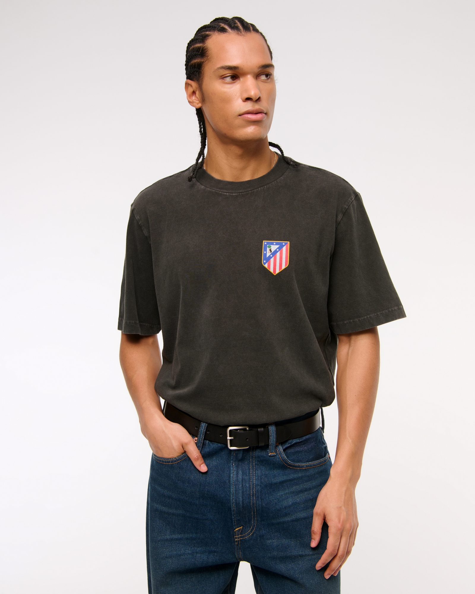 Atlético de Madrid Vintage-Inspired Graphic Tee