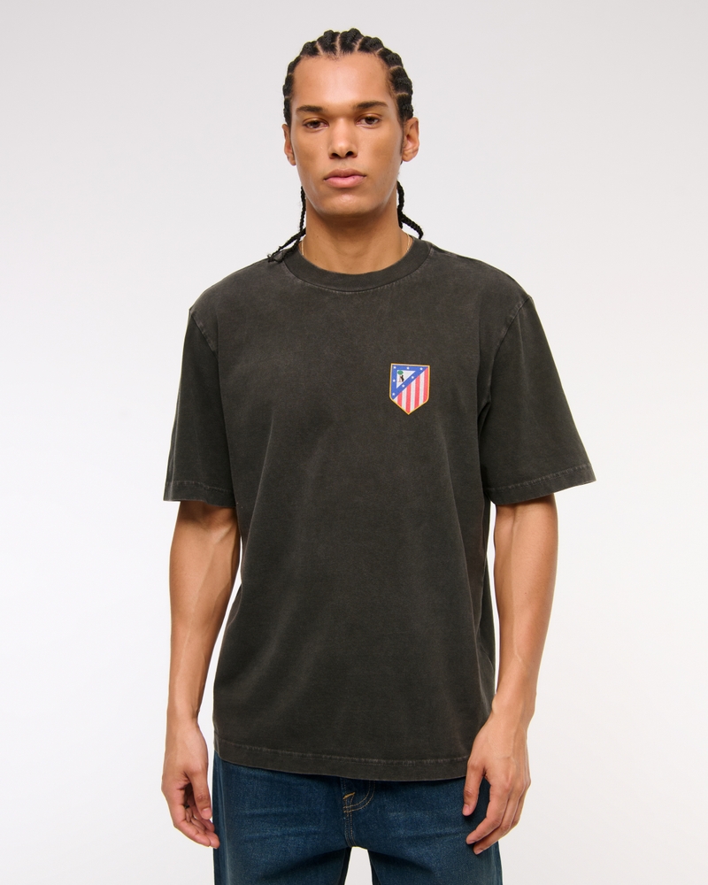 Atlético de Madrid Vintage-Inspired Graphic Tee